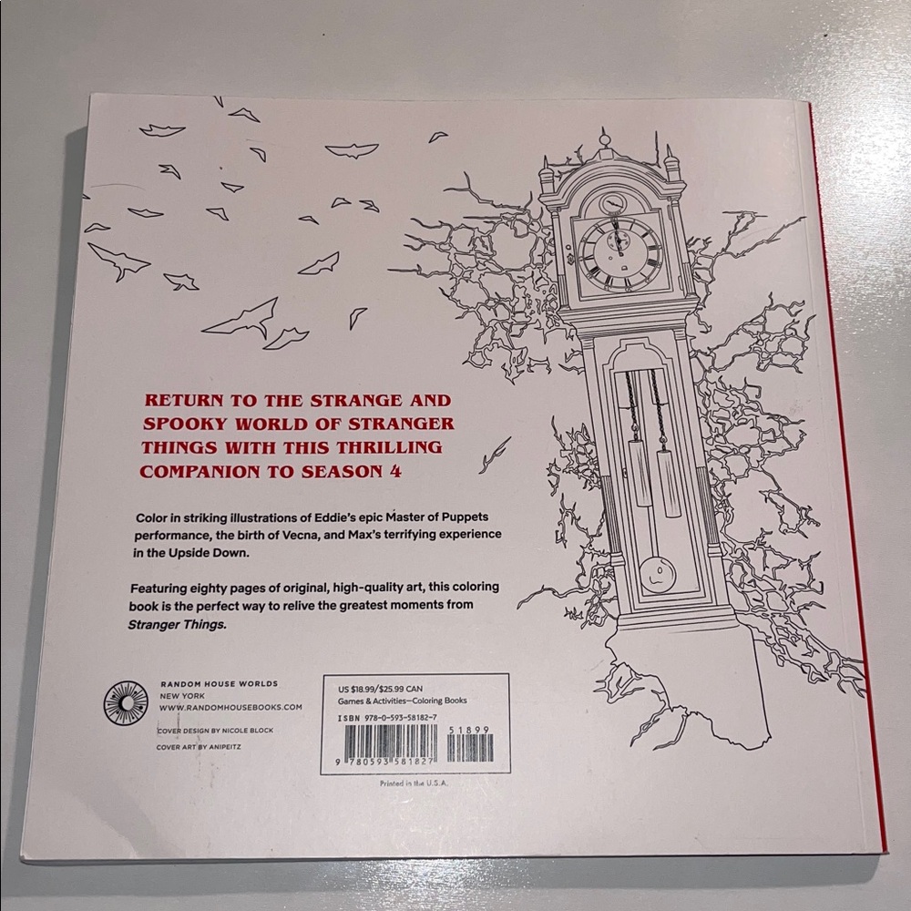 Stranger Things BUNDLE  Hat and Coloring Book Set - Picture 6 of 8